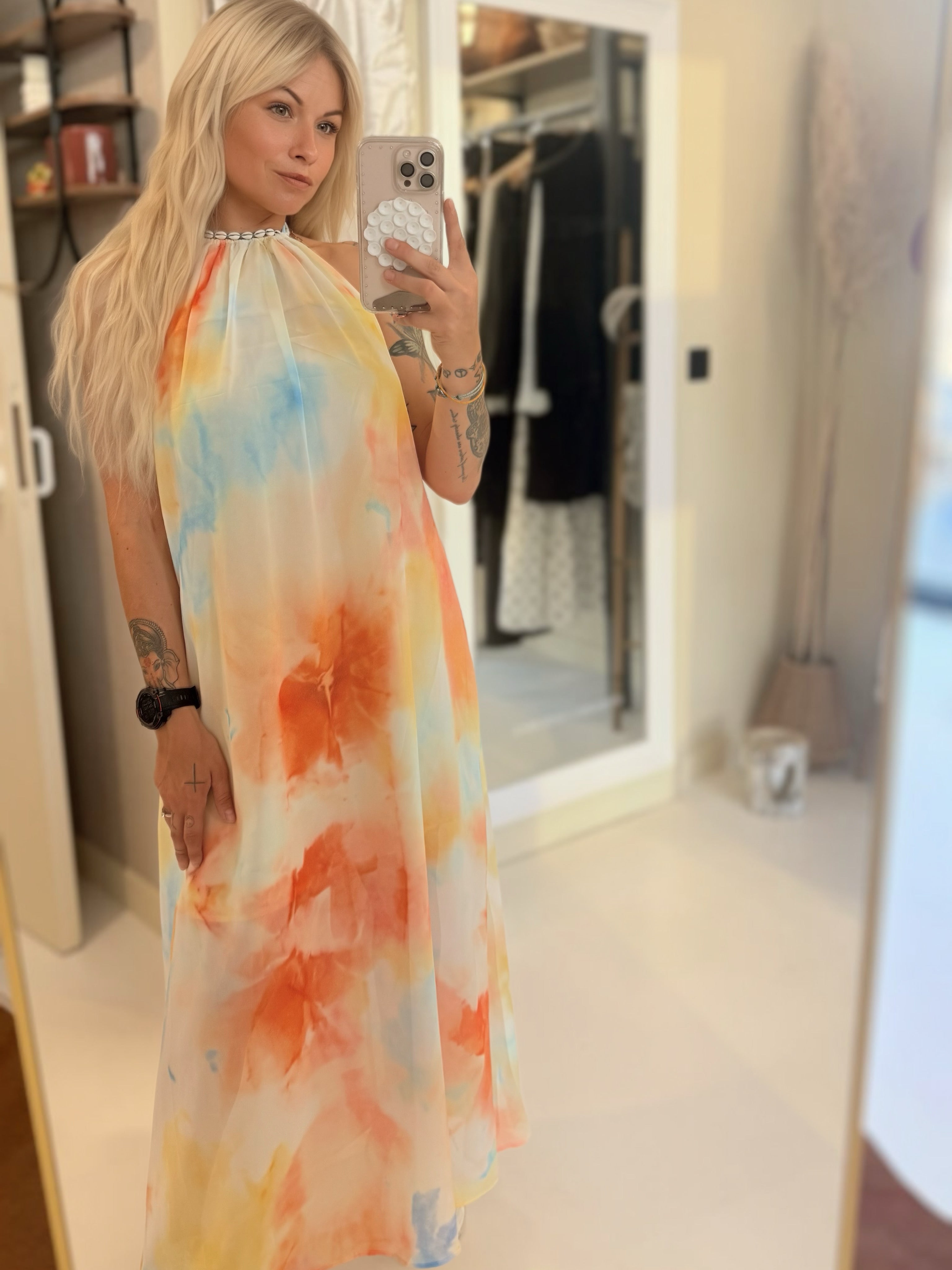 La robe Tie and Die