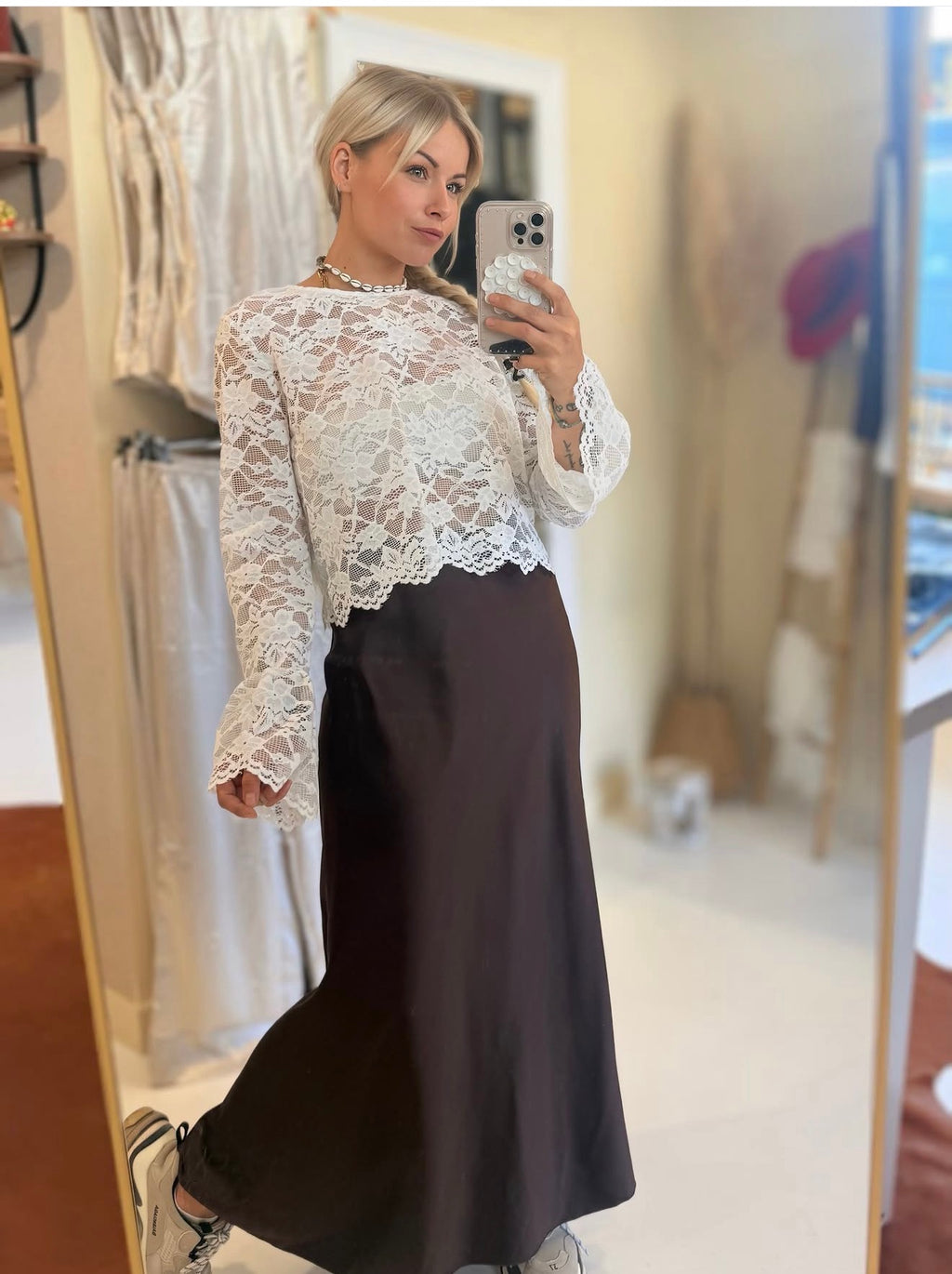 Blouse dentelle
